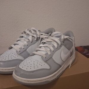 Nike Gray and White Athletic Shoes